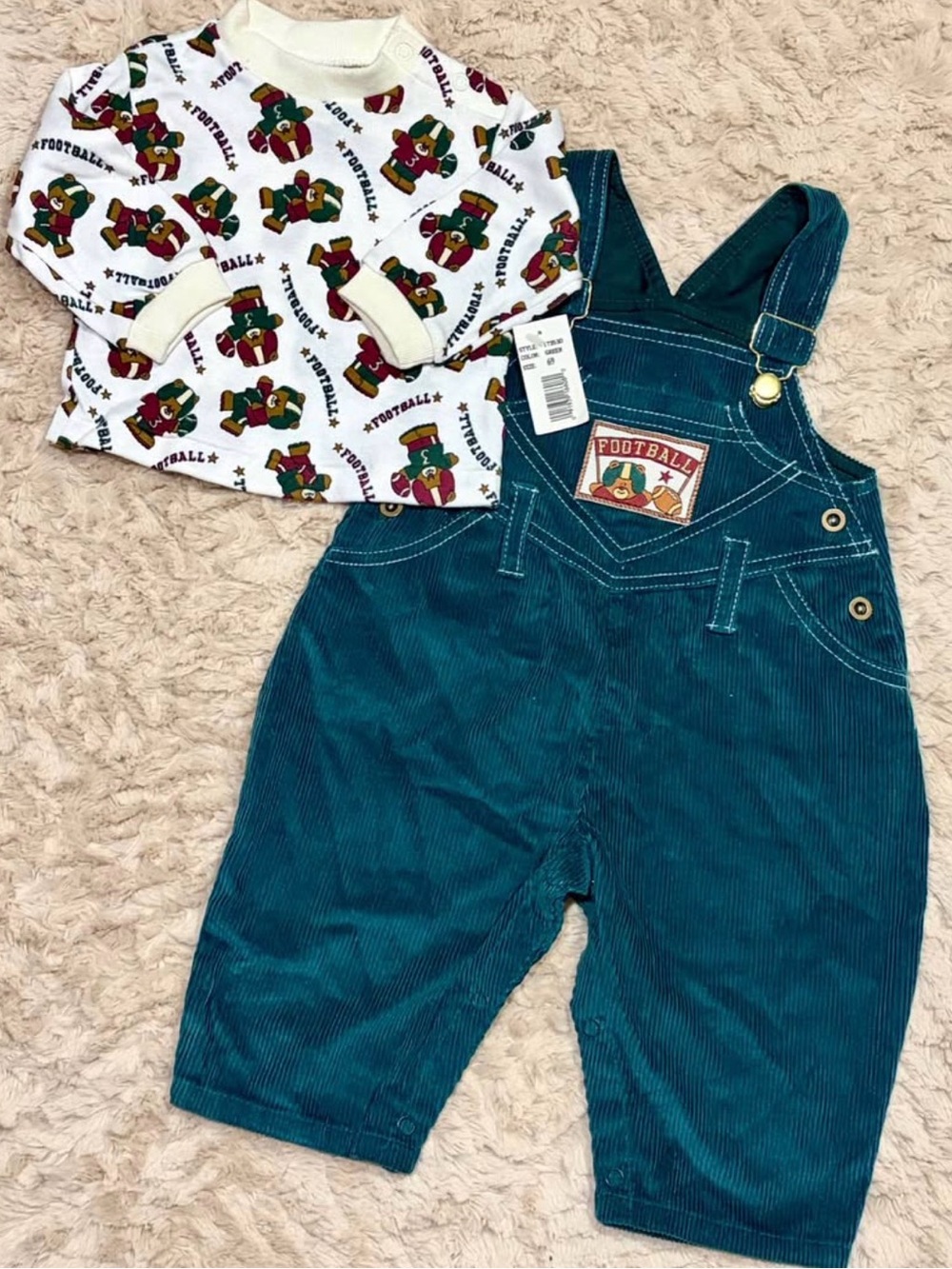 New 6/9m Vintage Baby Set